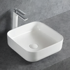 Lavabo da appoggio in ceramica sanitaria KW6134 - 38,5 x 38,5 x 13,5 cm - Colore a scelta