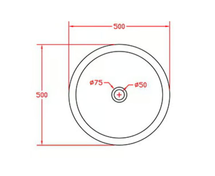 Lavabo a colonna (Solid Stone) TWZ16 - 50x50x90cm