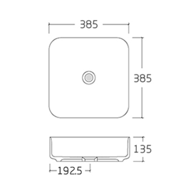 Lavabo da appoggio KW6134
