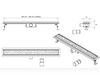 Canalina doccia in acciaio inox GT01