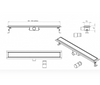 Canalina doccia in acciaio inox GT02