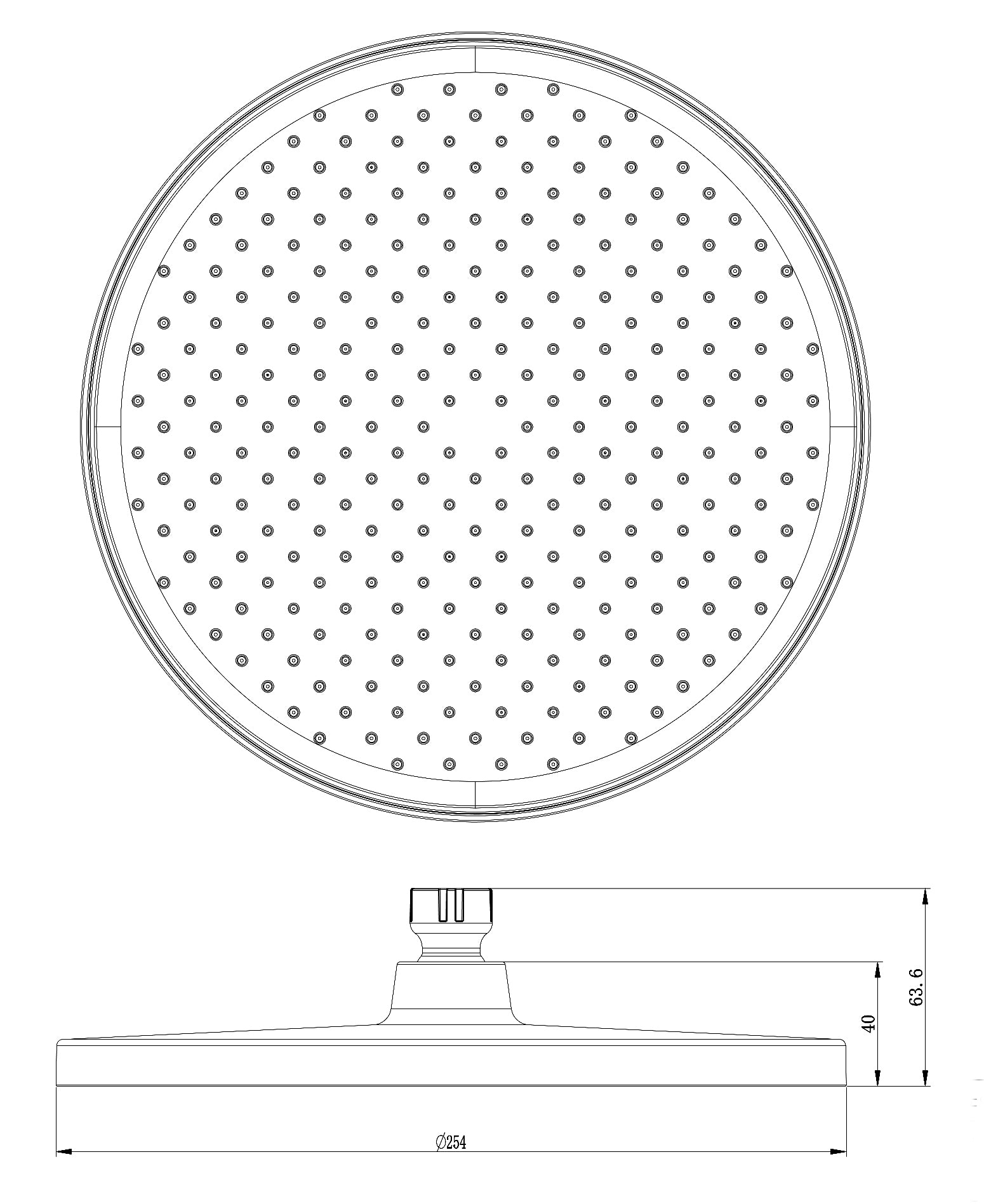Colonna doccia design termostatata 8221 BASIC