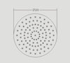 Soffione doccia tondo DPG2025