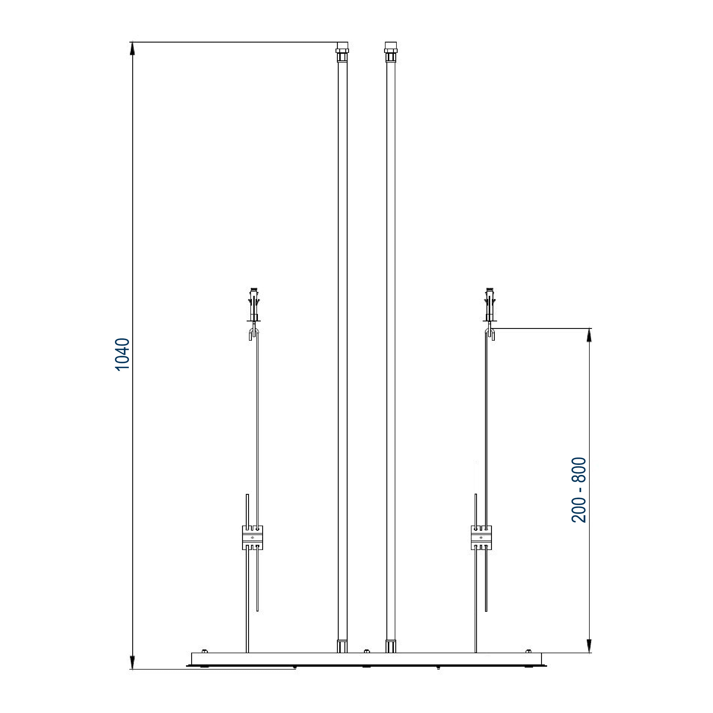 Doccia a pioggia XXL in acciaio inox a soffitto DPG5017