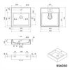 Lavabo a parete Lavabo da appoggio BS6050