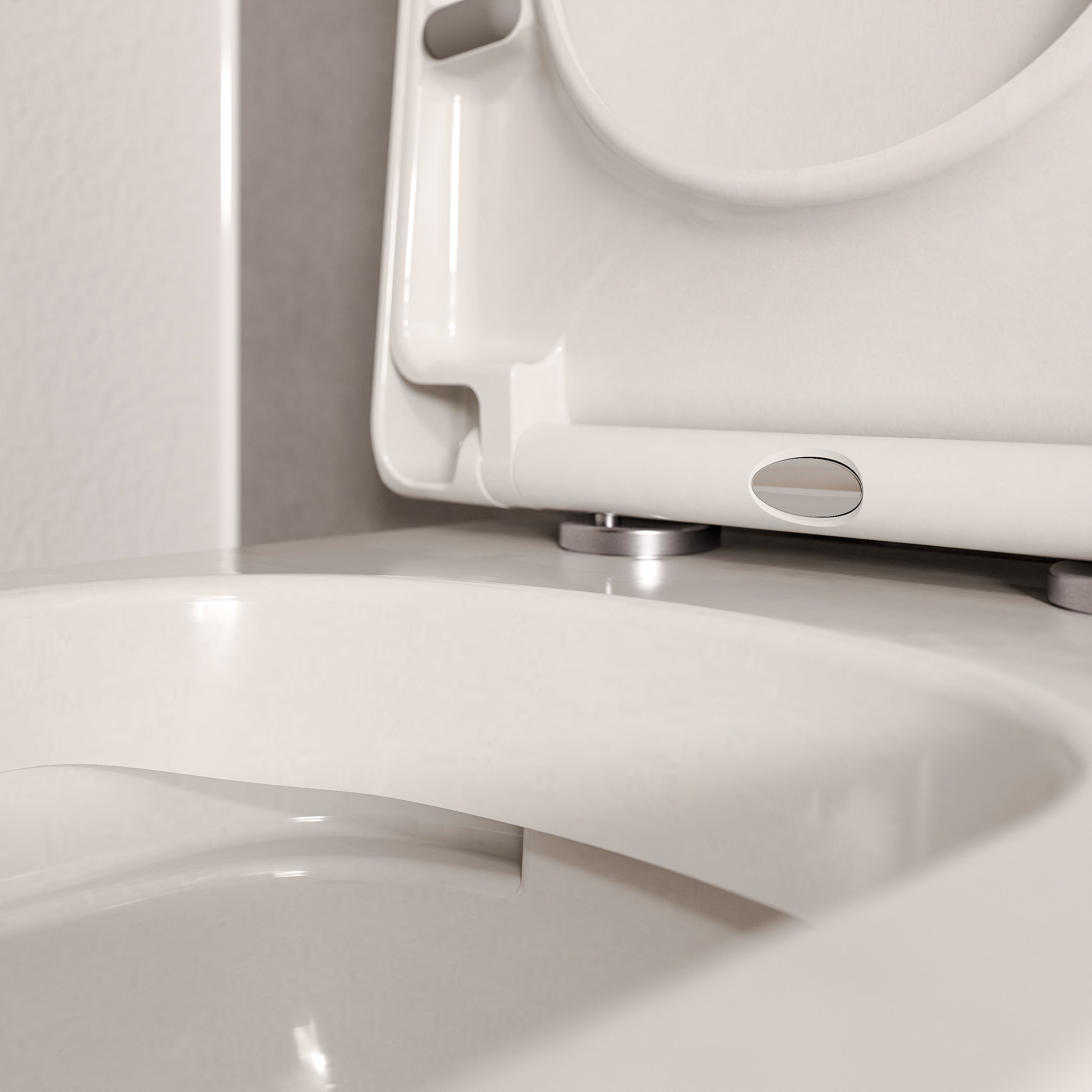 WC a libera installazione VIREO Bianco