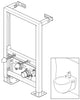 Elemento da incasso per bidet a parete G30013A