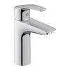 Miscelatore per lavabo Duravit DuraVelez, con funzione FreshStart a risparmio energetico, 18,7 cm (misura M), cromo