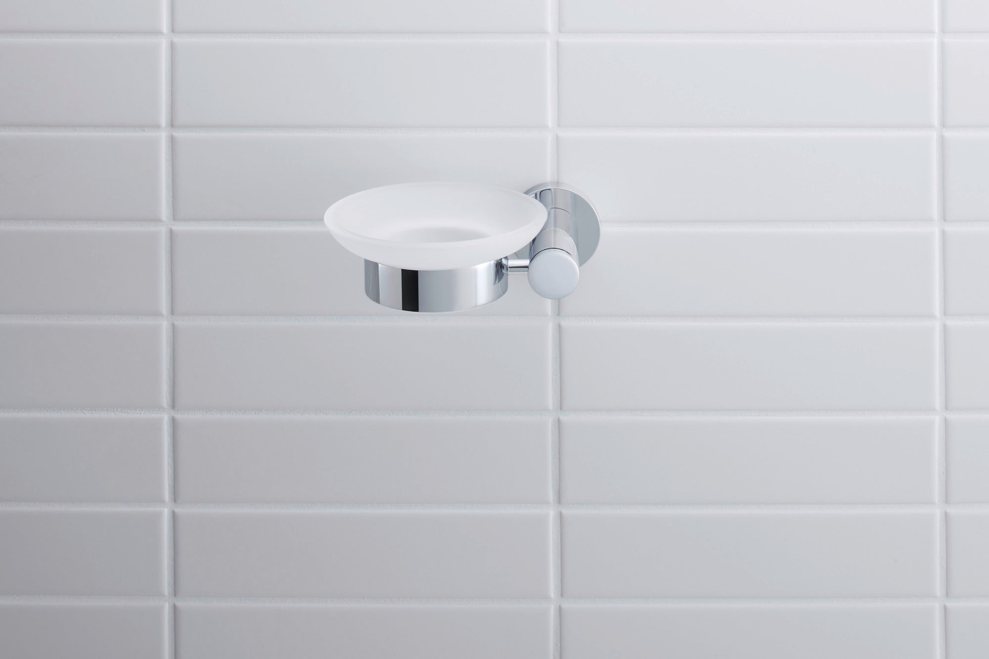 Duravit D-Code portasapone Ø10 cm per 1 sapone