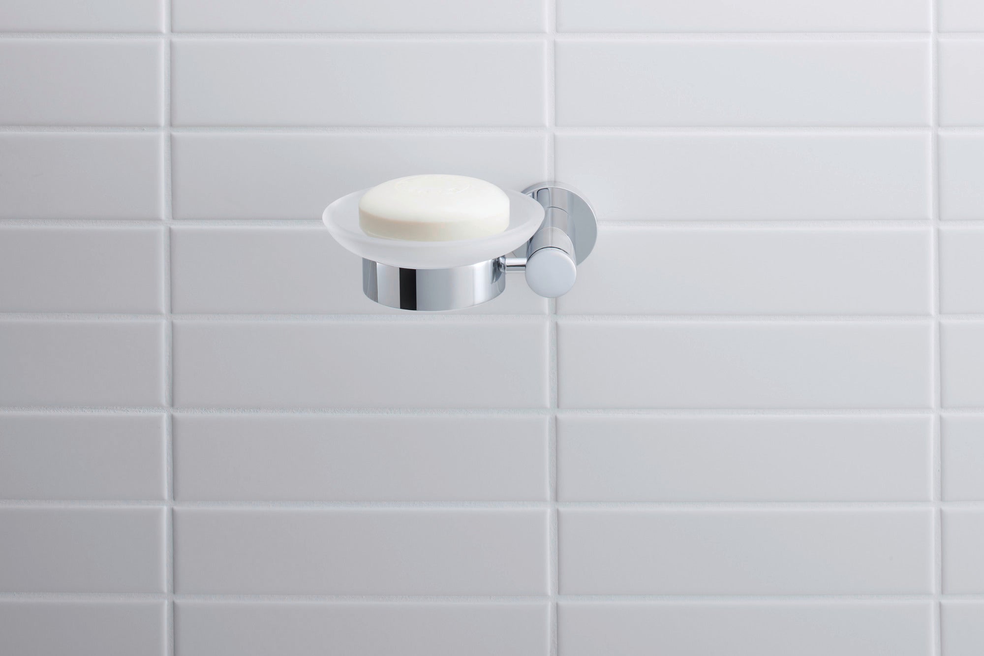 Duravit D-Code portasapone Ø10 cm per 1 sapone