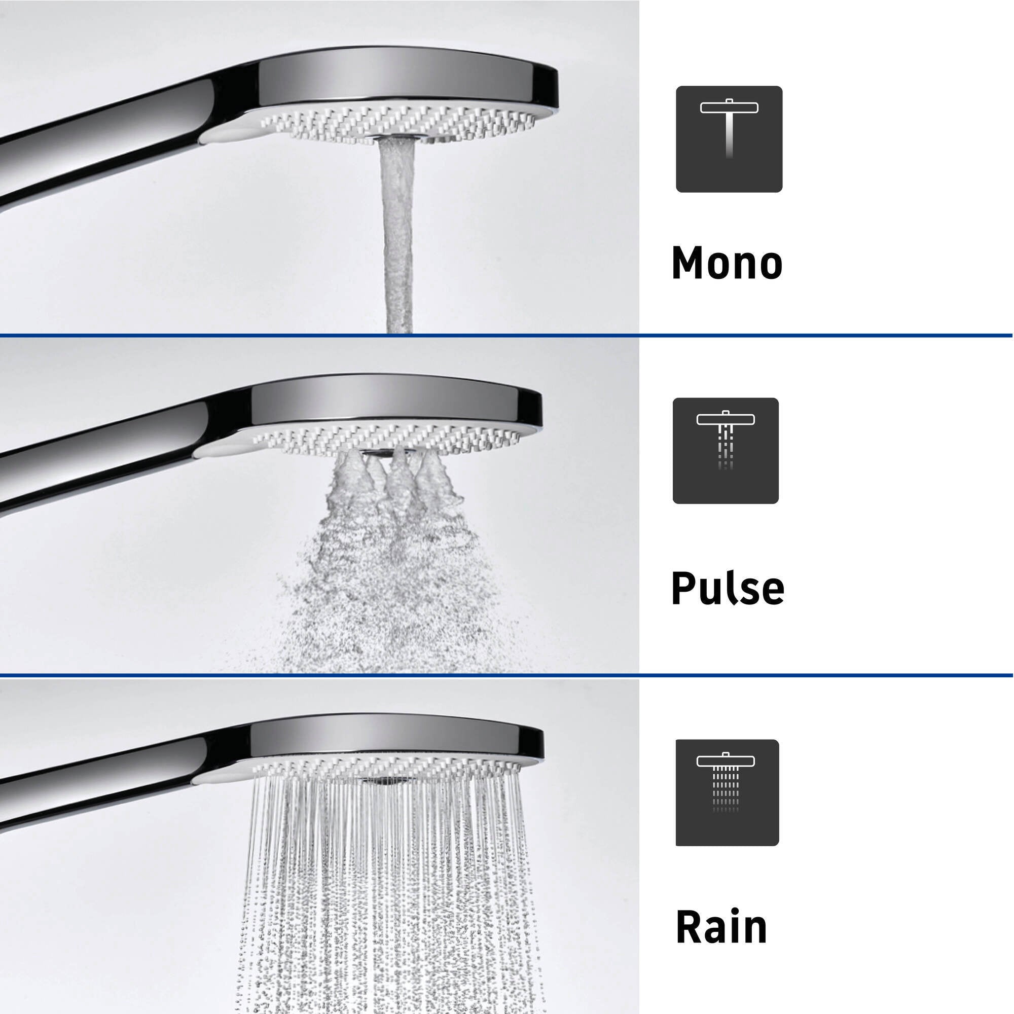 Duravit sistema doccia con termostato e mensola in vetro