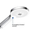 Duravit sistema doccia con termostato e mensola in vetro