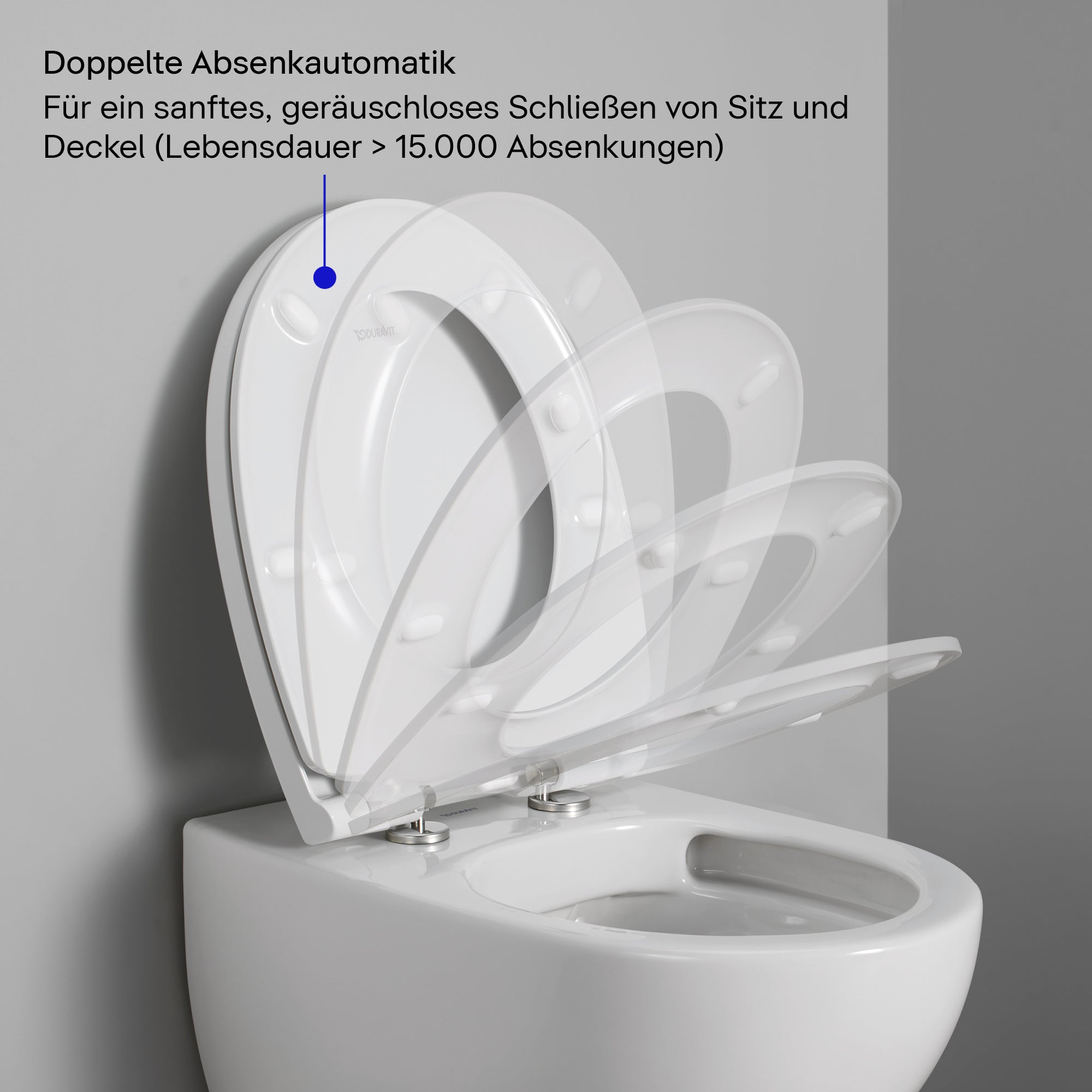 Duravit Univavo copriwater universale con chiusura ammortizzata