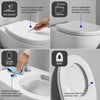 Sedile WC universale Duravit Univavo con chiusura ammortizzata