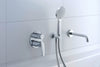 Duravit DuraVelez bocca da bagno, cromo