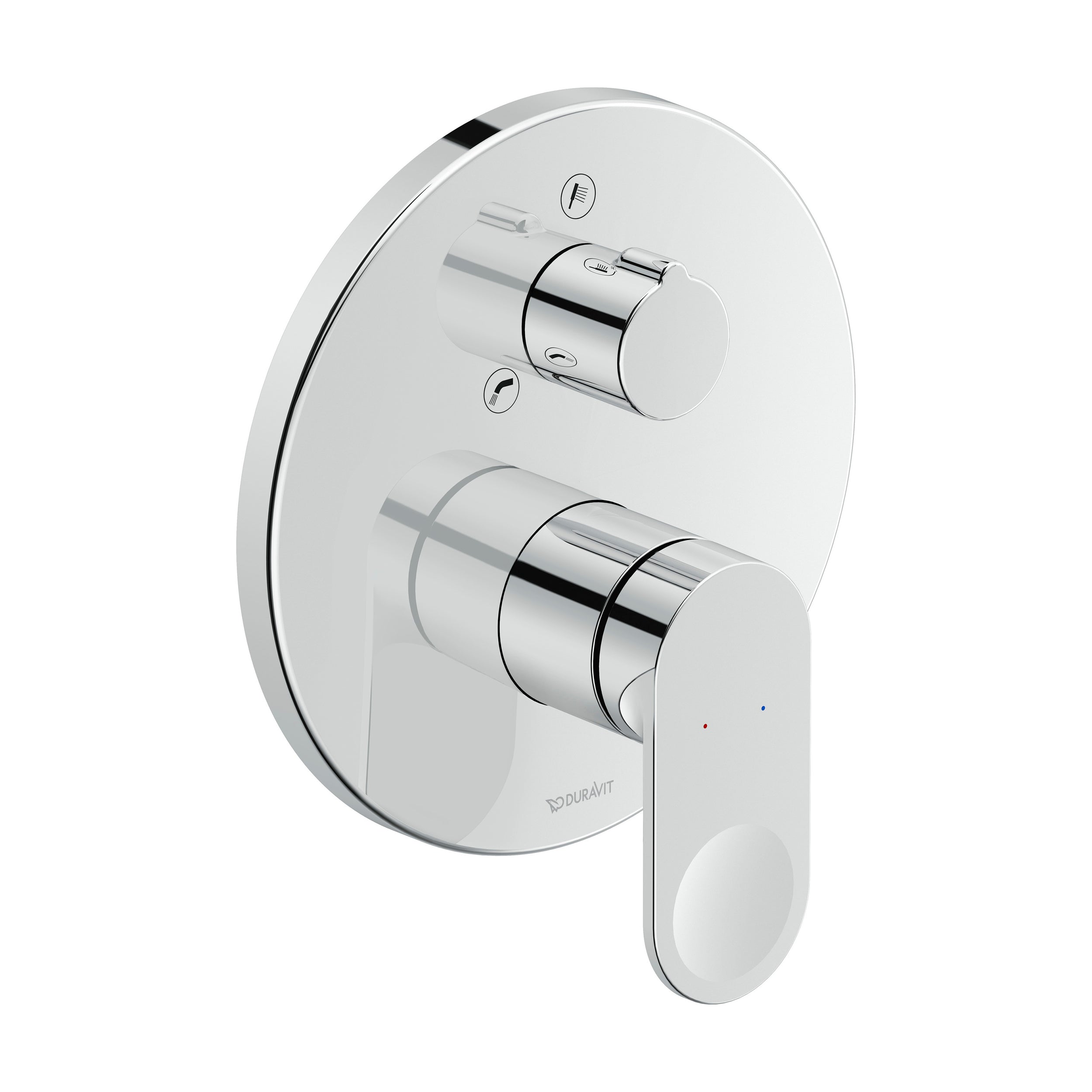 Duravit B.3 miscelatore per vasca da bagno, da incasso, 2 utenze, cromo