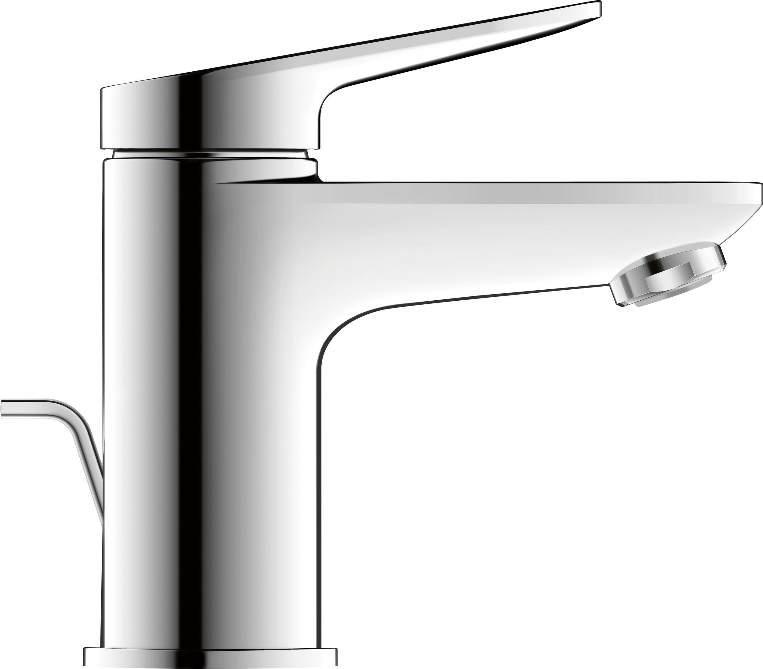 Miscelatore monocomando per lavabo Duravit Wave S con barra di estrazione