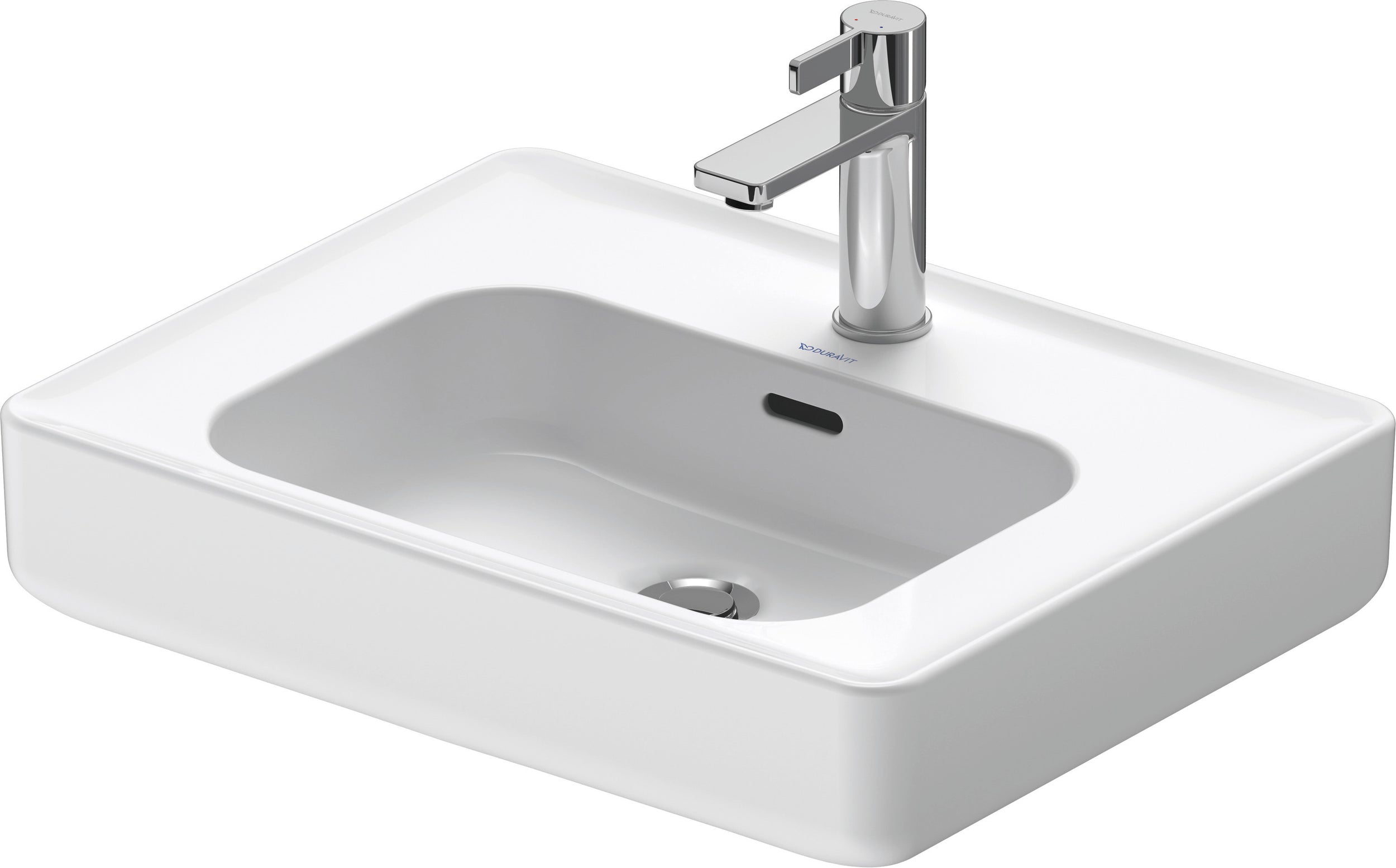 Lavabo da appoggio Duravit Soleil, 56 cm, bianco lucido