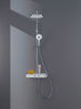 Duravit sistema doccia con termostato e mensola in vetro