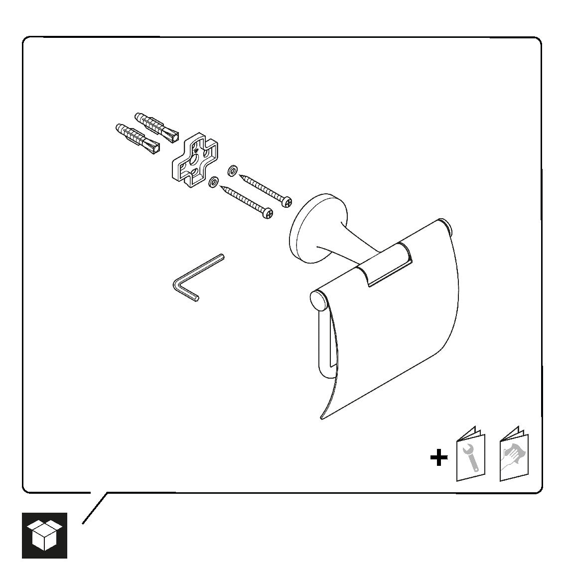 Duravit Starck T porta rotolo di carta