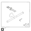Duravit Starck T portarotolo
