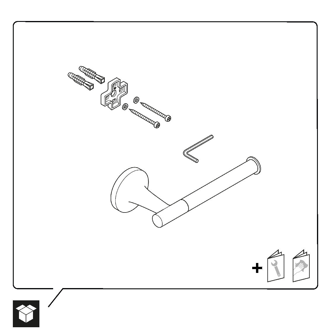 Duravit Starck T porta rotolo di carta