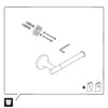 Duravit Starck T porta rotolo di carta