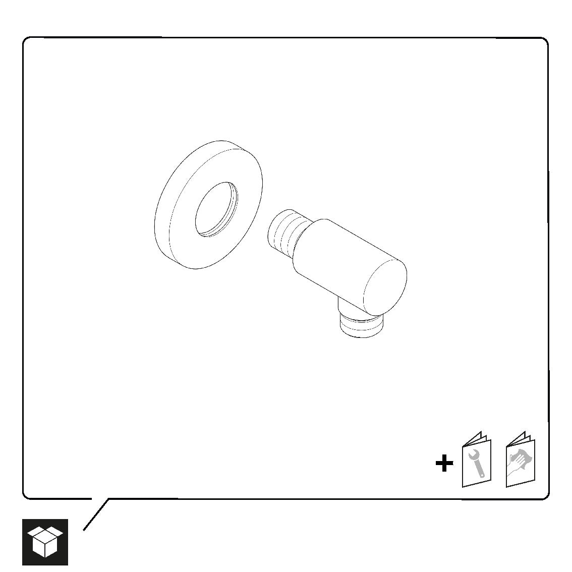 Duravit raccordo a muro universale