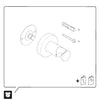 Supporto doccia universale Duravit