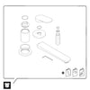 Duravit Wave Miscelatore Monoleva per Lavabo da Incasso - Colore