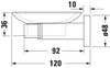 Duravit D-Code portasapone Ø10 cm per 1 sapone