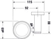 Duravit D-Code bicchiere portaspazzolino