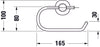 Duravit D-Code portarotolo per 1 rotolo
