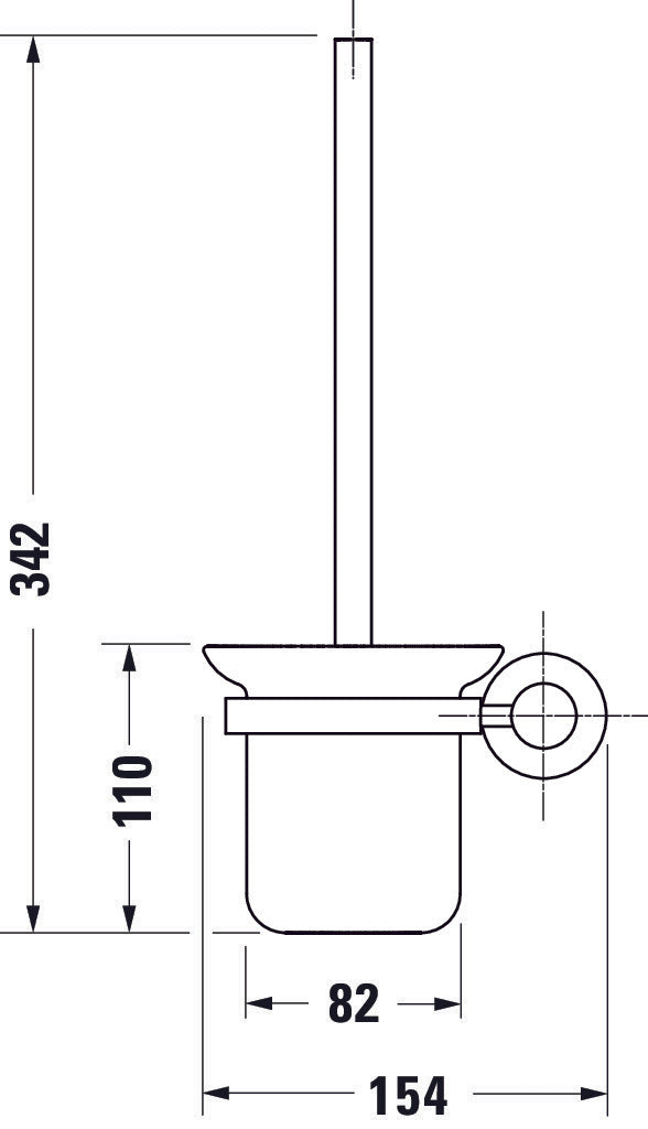 Duravit set di spazzole D-Code