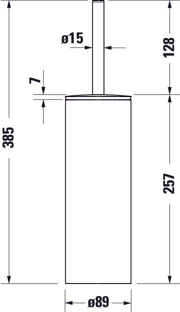 Set di spazzole Duravit D-Code