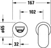 Duravit Wave Miscelatore Monoleva per Lavabo da Incasso - Colore
