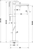 Miscelatore monocomando per vasca Duravit Manhattan