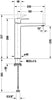 Duravit Manhattan Miscelatore monocomando per lavabo XL