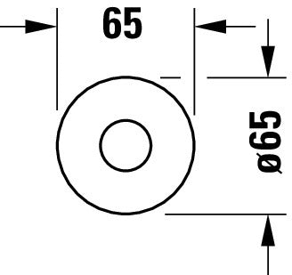 Duravit Circle bocca da bagno cromo lucido