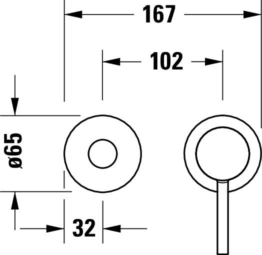 Duravit Circle Miscelatore monocomando per lavabo

