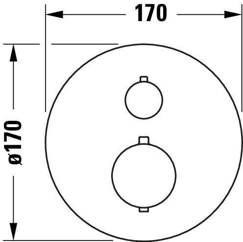 Termostato da incasso Duravit