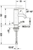 Duravit C.1 miscelatore monocomando per lavabo S