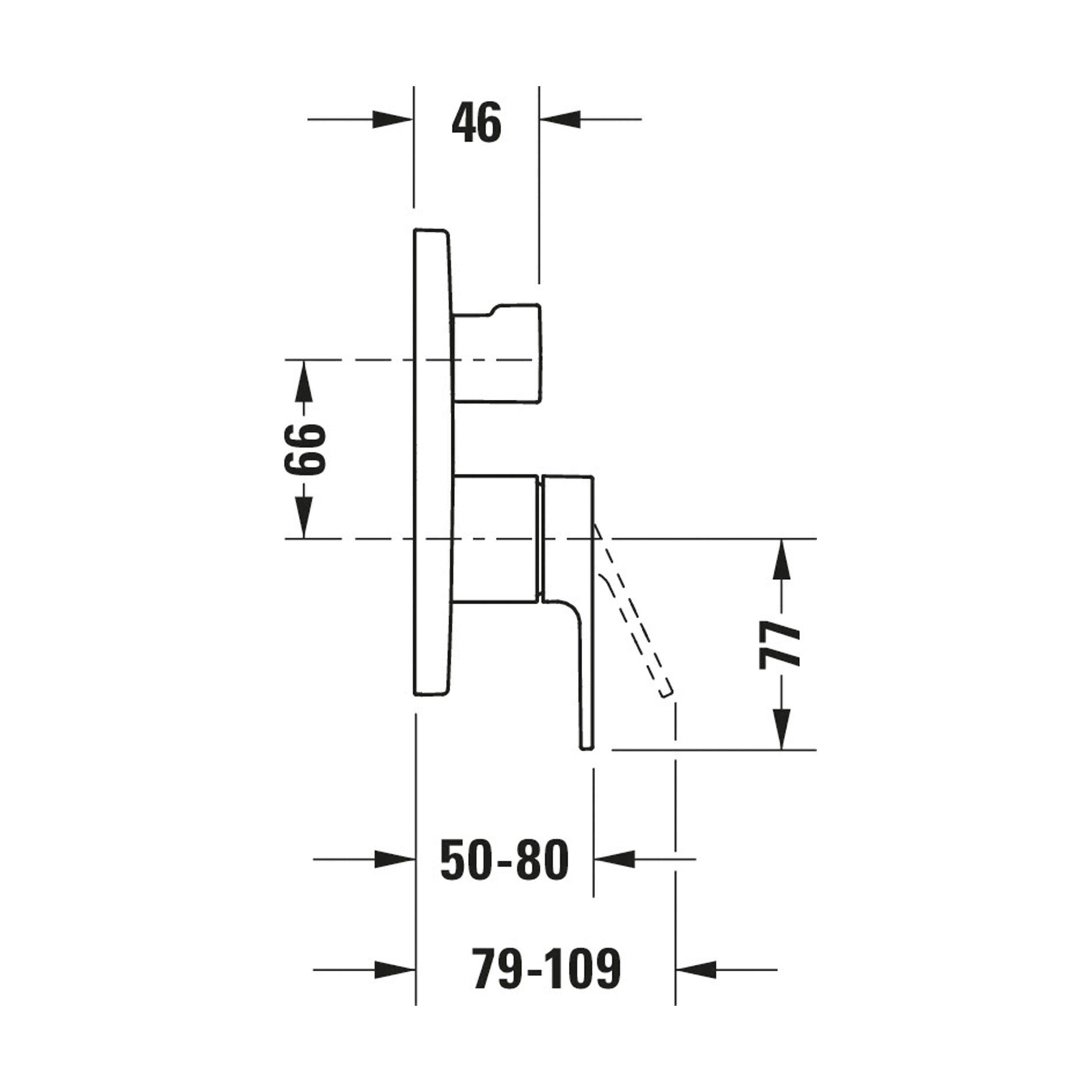 Miscelatore per vasca Duravit B.3