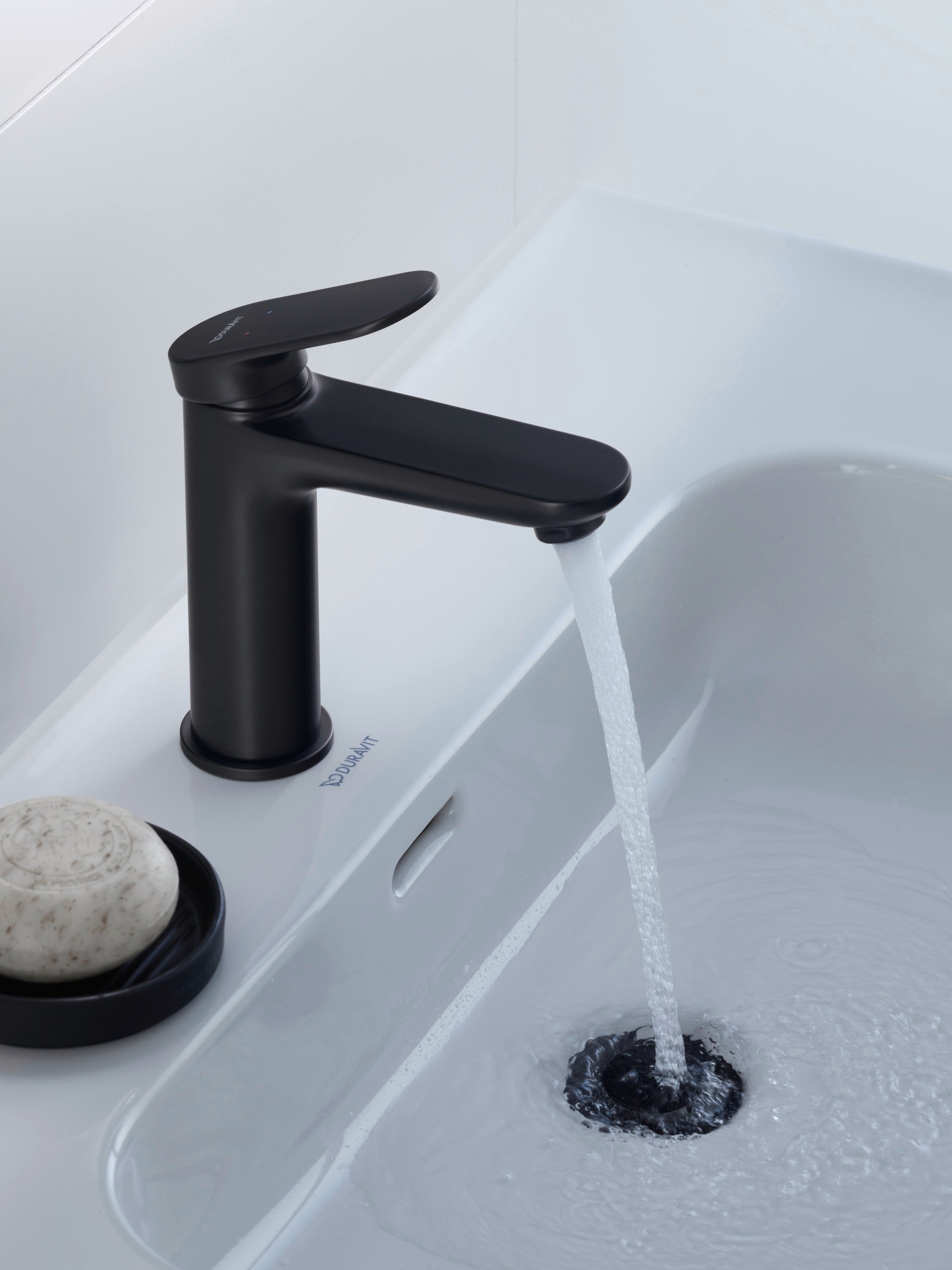 Miscelatore monocomando per lavabo Duravit Wave M con maniglione - colore a scelta