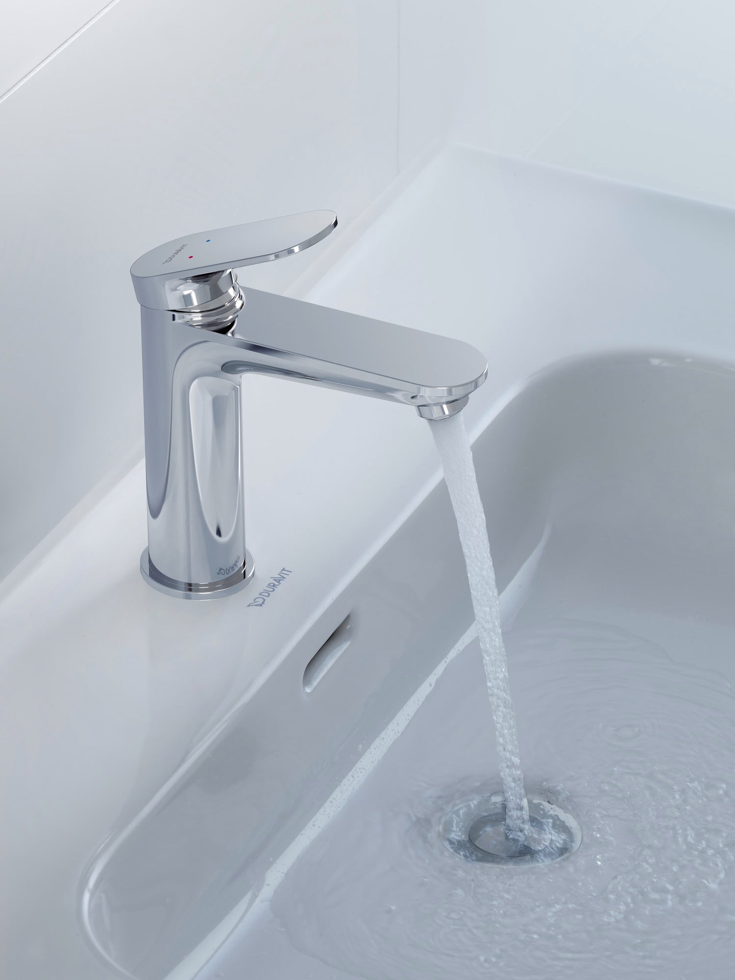 Miscelatore monocomando per lavabo Duravit Wave M con maniglione - colore a scelta