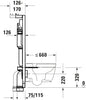 Duravit DuraSystem elemento di installazione WC