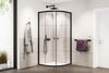 Doccia tonda NT509 con porte scorrevoli