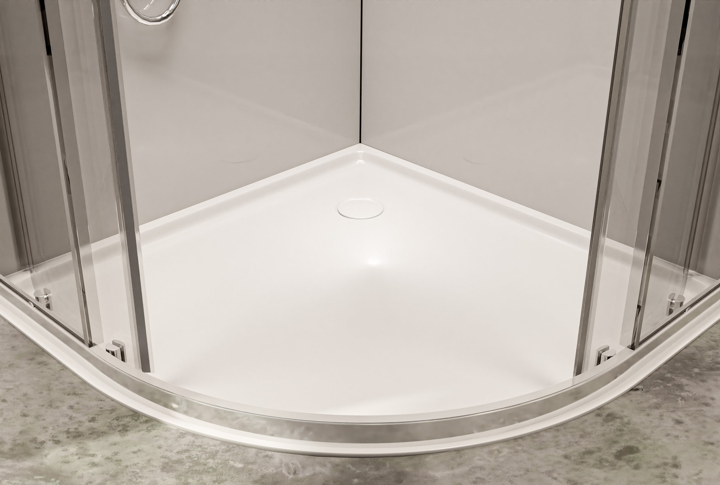 Doccia tonda NT509 con porte scorrevoli