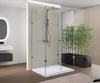 Box doccia a U EX412 con porte a battente