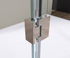 Box doccia a U EX412 con porte a battente